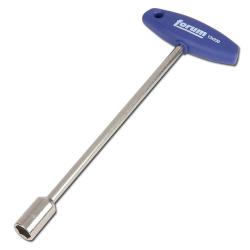 Socket wrench with T-handle for hexagonal screws