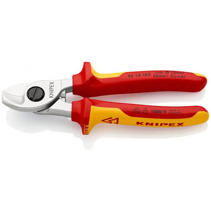Knipex cable shears 165mm VDE up to 15mm/50m