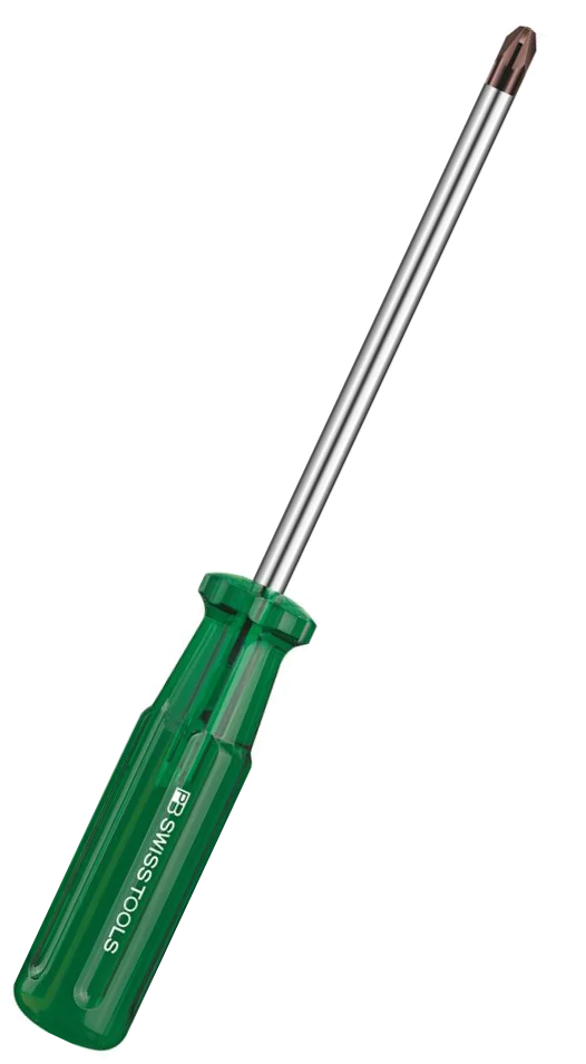 Screwdriver for PZ Phillips screws